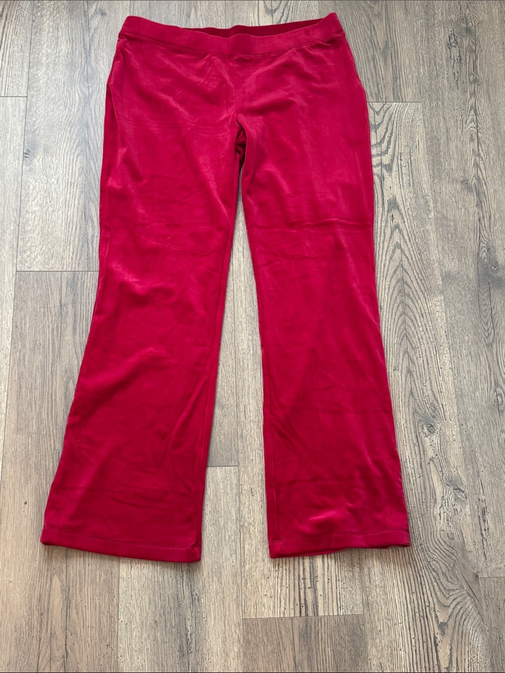 Juice Beauty Bright Red Pull-On Sweatpants